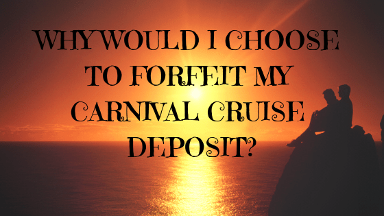 Carnival Cruise Deposit