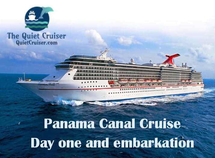 We’re onboard! Day one on Carnival&nbsp;Pride